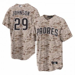 Premium Bryce Johnson #29 Camo USMC Baseball Stitched Jersey | SD Men Collection Edition 49481419