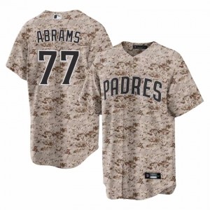 Durable CJ Abrams #77 Camo USMC Baseball Stitched Jersey | Padres Men Collection Edition 77821381