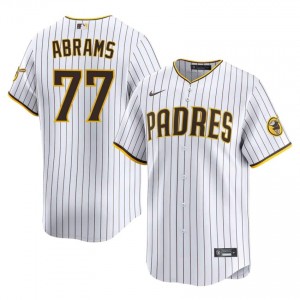 CJ Abrams #77 San Diego Baseball Jersey | Pro-Grade Men White Stitched Edition 33444754
