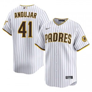 Miguel Andujar #41 Padres Baseball Jersey | Classic Men White Embroidery Edition 29346275