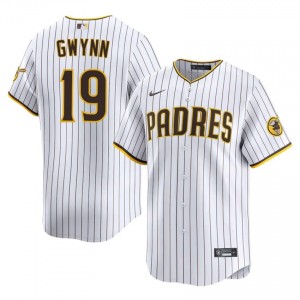 Tony Gwynn #19 SD Baseball Jersey | Replica Men White Embroidery Edition 21154226