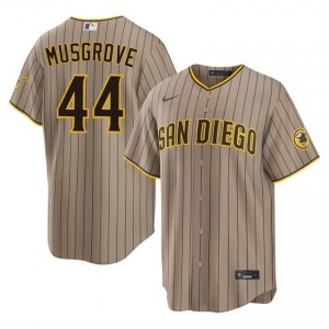 #44 Joe Musgrove Premium Men Baseball Jersey | SD Sand Fan Gear 47470362