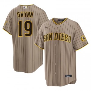 #19 Tony Gwynn MLB Men Baseball Jersey | Padres Sand Fan Gear 73732647