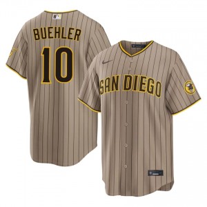 San Diego Walker Buehler #10 Sand Men Original Baseball Stitched Jersey | 2026 Season 84669915
