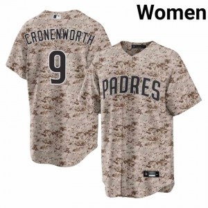 SD Jake Cronenworth #9 Camo USMC Women Exclusive Baseball Stitched Jersey | 2026 Season 90027369