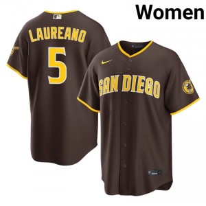 Classic Ramon Laureano #5 Brown Baseball Embroidery Jersey | SD Padres Women Collection Edition 90637678