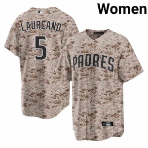 San Diego Ramon Laureano #5 Camo USMC Women Genuine Baseball Stitched Jersey | 2026 Season 96765720