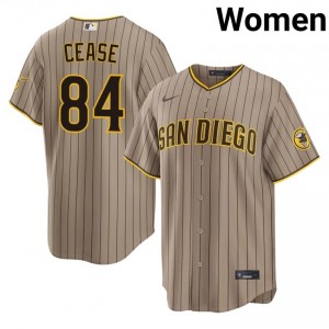 Women Dylan Cease #84 Sand Sewn Jersey | Padres Officially Licensed Baseball Gear 50136013
