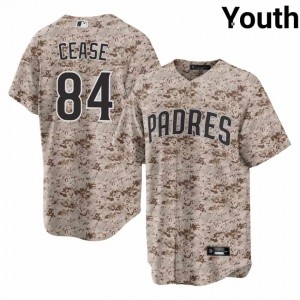 Youth Dylan Cease #84 Camo USMC Sewn Jersey | SD Padres Gameday Baseball Gear 63328746