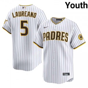 White Ramon Laureano #5 San Diego Padres Baseball Embroidery Jersey | Elite Youth Fit 15317703