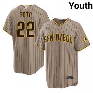 Juan Soto #22 SD Baseball Jersey | Durable Youth Sand Stitched Edition 88614659