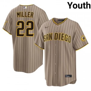 Mason Miller #22 Padres Baseball Jersey | Genuine Youth Sand Stitched Edition 73094809